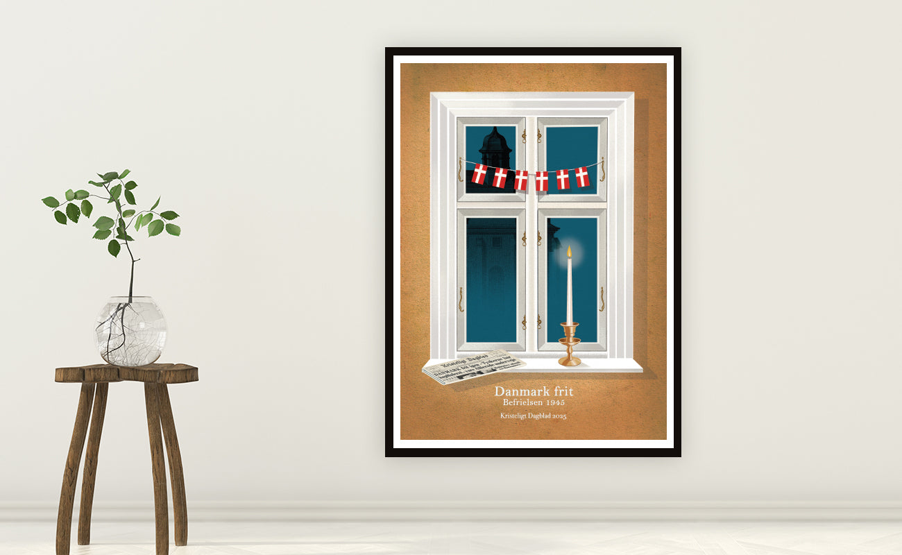 Mindeplakat "Befrielsen"