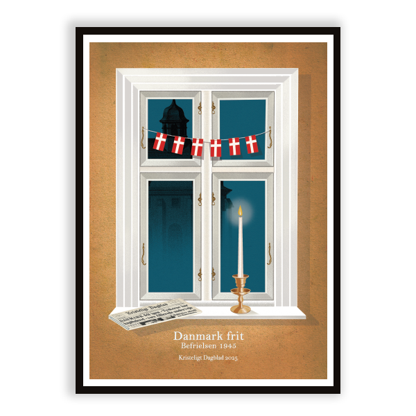 Mindeplakat "Befrielsen"