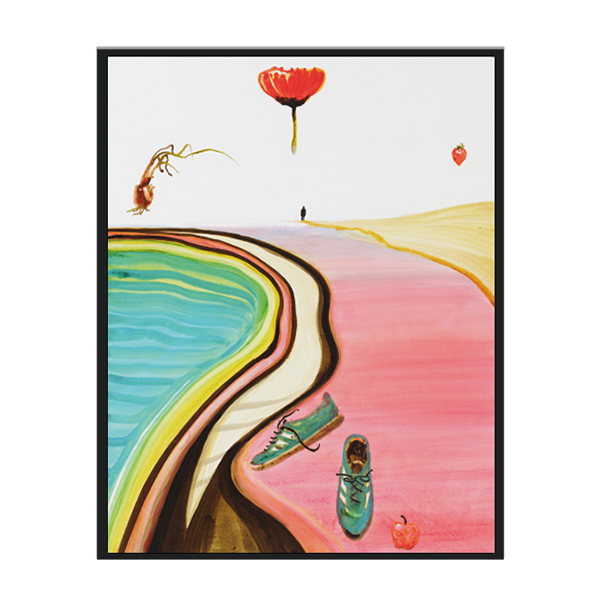 "Red Path" - John Kørner Kunsttryk