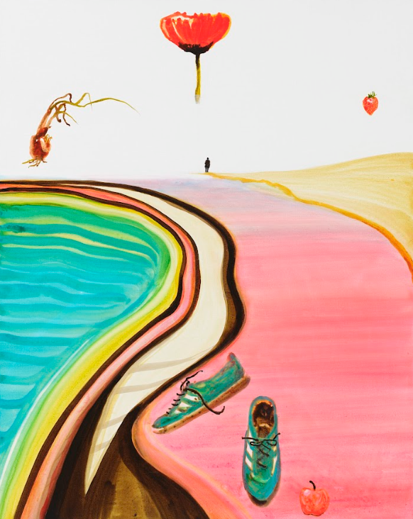 "Red Path" - John Kørner Kunsttryk