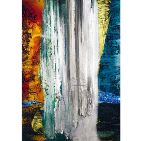 Maja Lisa Engelhardt litografi "1. Himmel og jord, lys og mørke skabes"