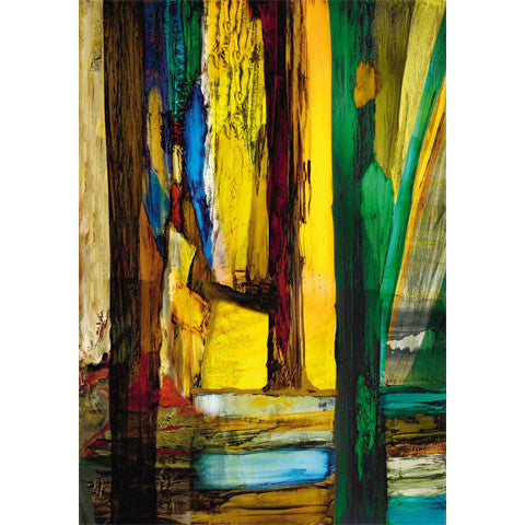 Maja Lisa Engelhardt litografi "3. Træer, frugt og urter skabes"