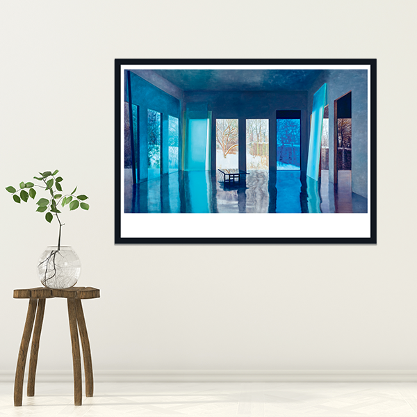 Anette Harboe Flensburg kunsttryk "Vinter, det lange hegn"