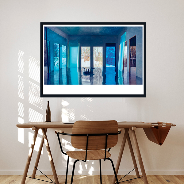 Anette Harboe Flensburg kunsttryk "Vinter, det lange hegn"