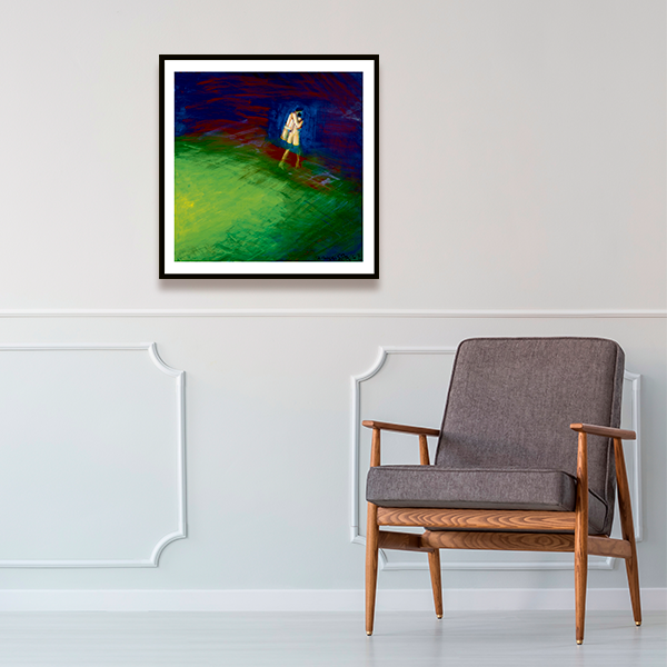 Arne Haugen Sørensen kunsttryk "Uddrivelsen"