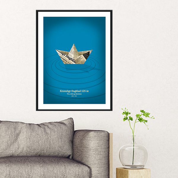 Jubilæumsplakat "Sejlbåd"