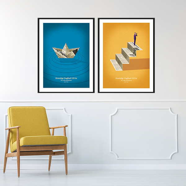 Jubilæumsplakat "Sejlbåd"