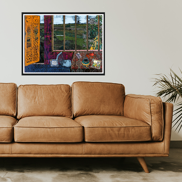 Jesper Christiansen kunsttryk - ”Paradismaleri #XXI Fruens Hus, 2015”