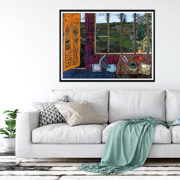 Jesper Christiansen kunsttryk - ”Paradismaleri #XXI Fruens Hus, 2015”