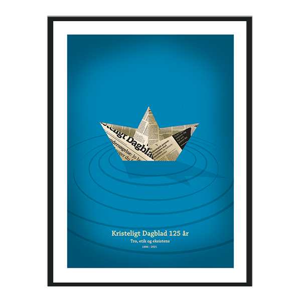 Jubilæumsplakat "Sejlbåd"