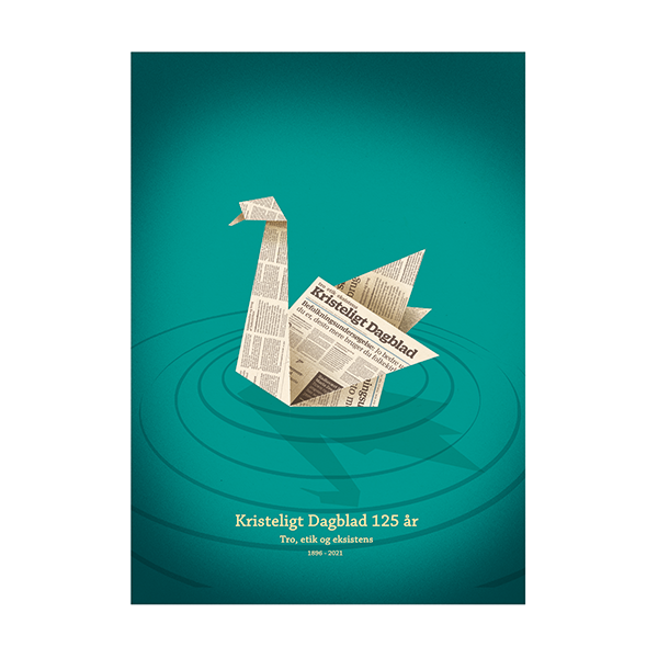 Jubilæumsplakat "Origami-svane"