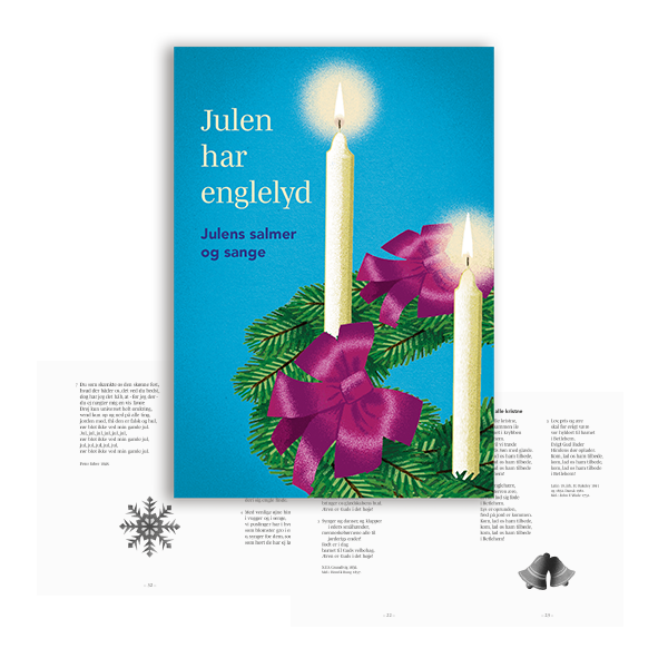 Julesalmehæfte inkl. fragt