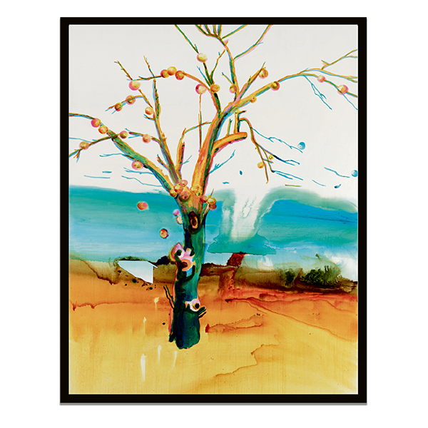 John Kørner kunsttryk "Flying Apples"