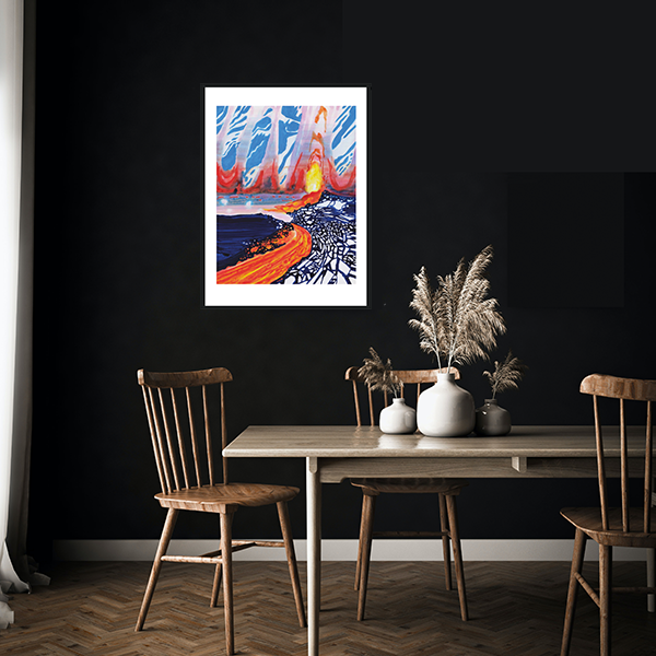 John Kørner kunsttryk "Liquids and Lights"