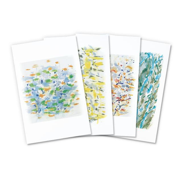 Hanne Mailand kunstkort – 9 uden kuverter